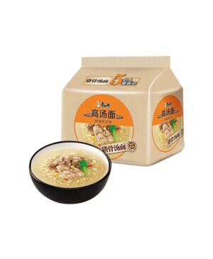 MASTER KONG Instant Noodles - Artificial Pork Bone Soup Flavour 5 in 1 520g