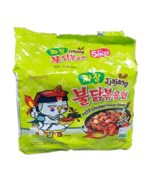 SAMYANG Halal Hot Chicken Ramen Jjajang Noodles 140g*5