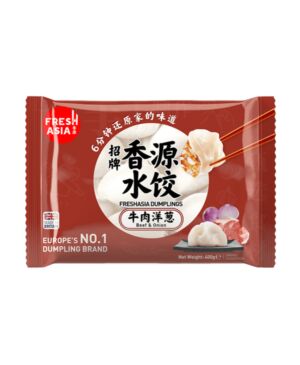 【Buy three and get one free】FRE SHA SIA Beef Onion Dumpings 400g