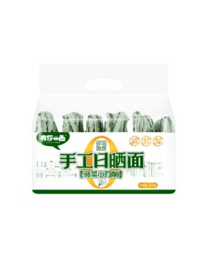 YNYM-Dried Spinach Fine Sliced Noodles 410g