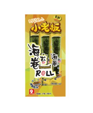TKN Grilled Seaweed Roll-Spicy Artificial Squid Flavour 27g