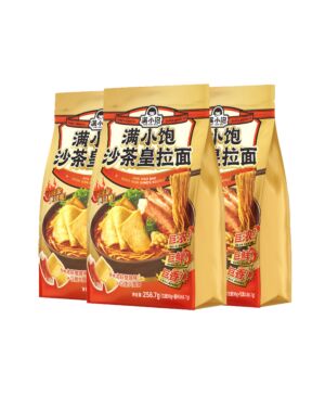 MANXIAOBAO Xiamen satcha Sauce Cantonese style instant noodles 258.7g*3