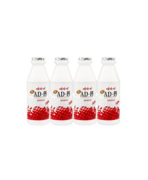WHH AD Calcium Milk-Strawberry Flavour 220ml*4