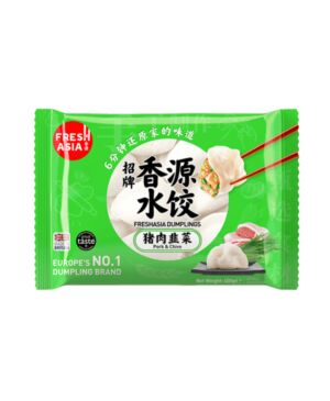 【Buy three and get one free】FRE SHASIA Pork Chives Dumpings 400g