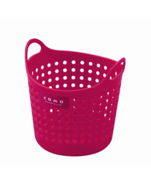 Small Plastic Basket Container Desk  Organizer Decor Stationery Storage Basket - Red