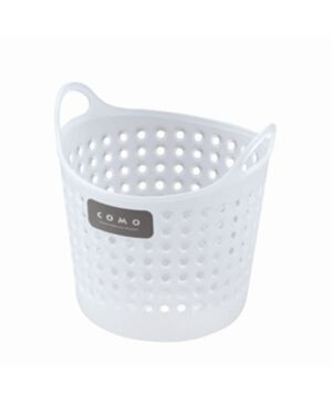 Small Plastic Basket Container Desk  Organizer Decor Stationery Storage Basket - White