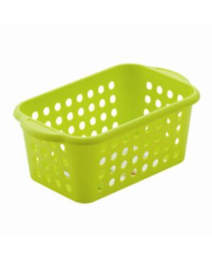 Plastic Handy Basket Bathroom Storage Tidy Organiser - Green