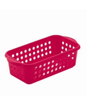 Plastic Basket 6438 - Rose