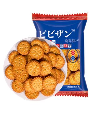 BIBIZAN Japanese Style Round Biscuits 100g