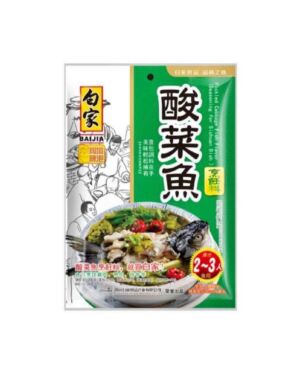 BAIJIA Condiment Pickled Cabbage Fish 300g