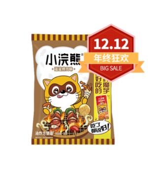 【12.12 Special offer】UNI Racoon Ready to eat crispy noodles-BBQ Flavour 35g