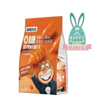 【Easter Special offers】HAILIXIANSHENG Small Squid Snack-Hot&Spicy Flavour 175g