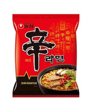 NONGSHIM Shin Ramyun Bag Noodles Halal 120g