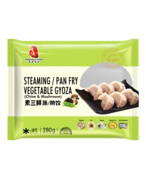 FRESHASIA Steaming / Pan Fry Vegetable Gyoza (Chive & Mushroom) 280g