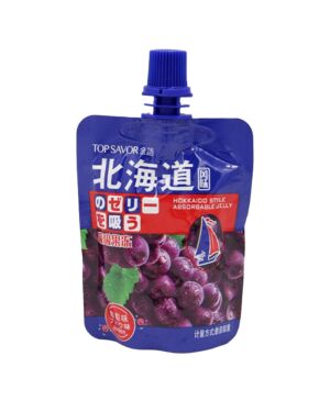 Top Savor Hokkaido Suck Jelly-Grape 180g