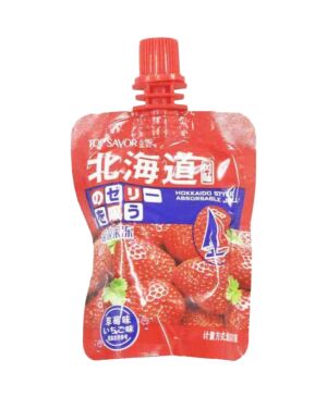 Top Savor Hokkaido Suck Jelly-Strawberry 180g