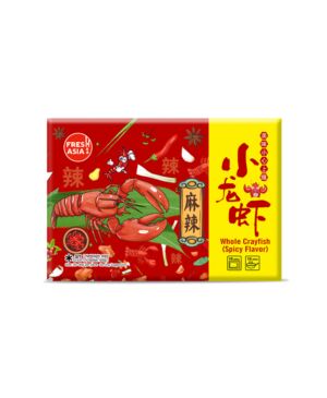 FRESHASIA Frozen Cooked Whole Crayfish-Spicy Flavour 900g（Can dispatch all over UK with excluding remote areas）800g
