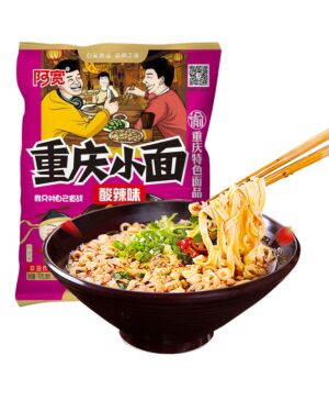 AKUAN Chongqing Noodles Hot Sour Flavour 110g