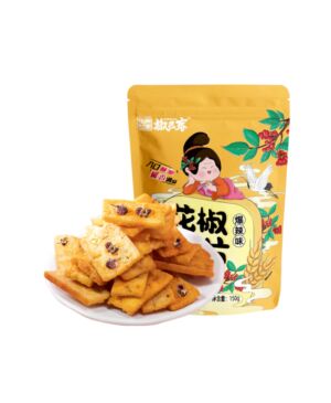 [Buy 1 Get 1 Free] HUAJIAOSHIJIA Prickly Ash Bread Slice-Extra Spicy Flavour 150g