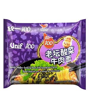【Buy 1 get 1 free】UNI Noodles - Pickles - purple bag 119g