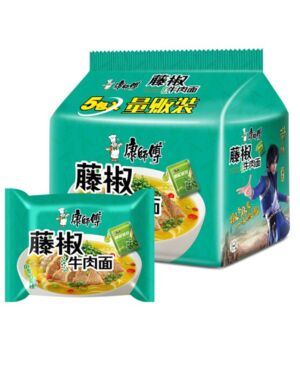 MASTER KONG Instant Noodles - Artificial Beef With Chilli Flavour 5 in 1510g