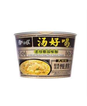 BX Convenient bucket noodles with old hen soup flavor 107g