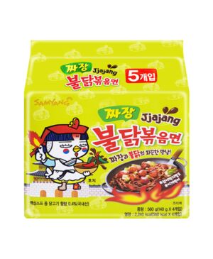 KR Samyang Hot Chicken Ramen Jjajang 140g*5