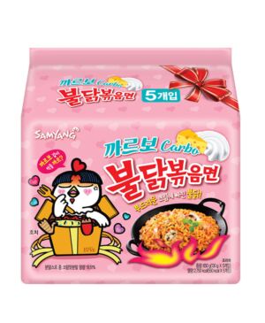 SAMYANG Halal Hot Chicken Ramen Carbo Noodles 130g*5