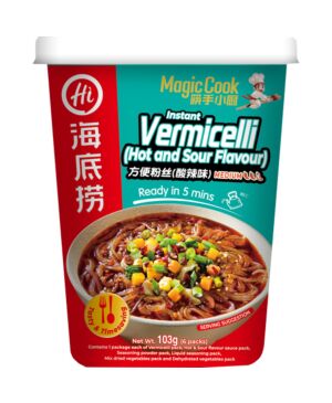 [Three boxes special]HAIDILAO Hot and Sour Flavor Convenient Rice Noodles 103g*3