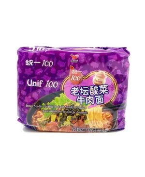 UNI Instant Noodles - Artificial Beef with Sauerkraut Flavor 119g*5