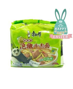 【Easter Special offers】MASTER KONG INSTANT NOODLES PICKLED CHILLI BEEF 105g*5