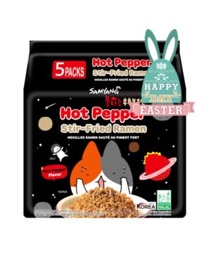 【Easter Special offers】SAMYANG Hot Pepper Stir Fried Ramen 120g*5