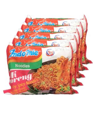Indo mie Mi goreng Hot & Spicy 80G * 5 bags