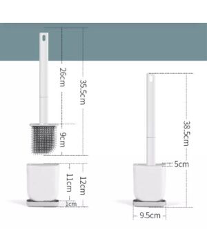 Toilet brush no dead Angle household free of perforation