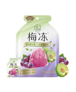 LIUM Green Plum And Grape Flavor Jelly Drink 120g