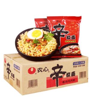Nongshim Shin Ramyun Bag Noodle Halal *20  FCL wholesale