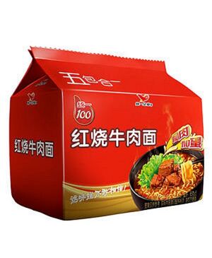 Unif 100 Instant Noodles -Artificial Roasted Beef Flavor 108g*5
