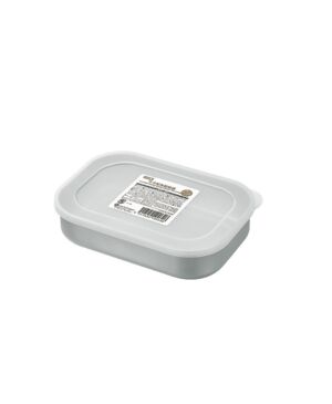 Stainless steel rectangle container with lid （15X10CM）