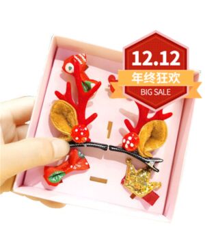 【12.12 Special offer】[F section] Christmas hair accessories 8-piece gift box