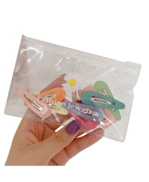 [Water Drop Style] Candy Color Hairpin-Shiny Style 8pcs