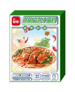 SiChuan Pepper Flavoured Rice Noodle Soup With Beef Brisket Box 576g