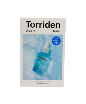 Torriden Low Molecular Hyaluronic Acid Deep Moisturizing Mask 27ml*10Pcs