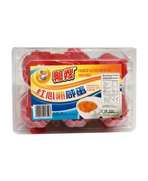 YASAO Red cooked salted eggs 6 pieces 360g