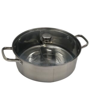 SJ stainless steel pot（Mandarin Duck Pot）30cm
